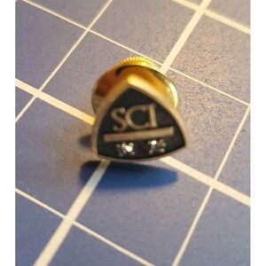 SCI Service Corporation International Two Diamonds Anniversary 10K GF Lapel Pin